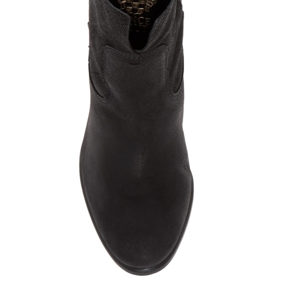 NORDSTROM Exclusive New FEINA Ankle Boot Bootie Split Shaft Oiled Leather Black - Picture 3 of 14